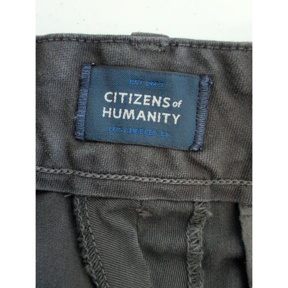 Citizens of Humanity London Chino Pants Men 30x31* Slim Taper Twill Button Fly - Picture 4 of 13